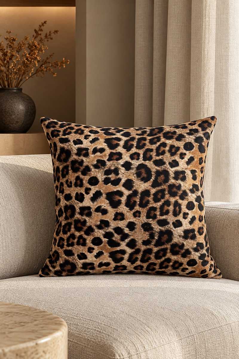 Μαξιλάρι Leopard Brown